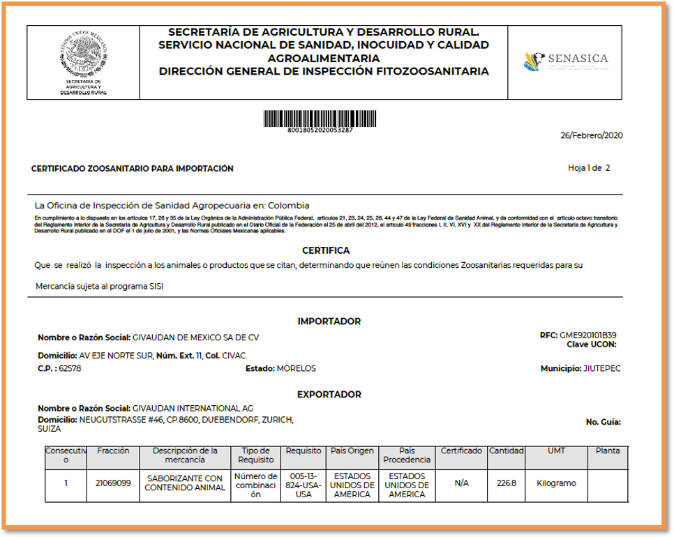 Importacion De Mercancias Zoosanitarias Normatividad Y Requisitos